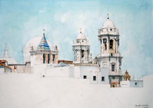 Torre de Sta.Cruz y Catedral-Cádiz 05-2010