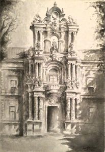 Puerta Palacio San Telmo, Sevilla